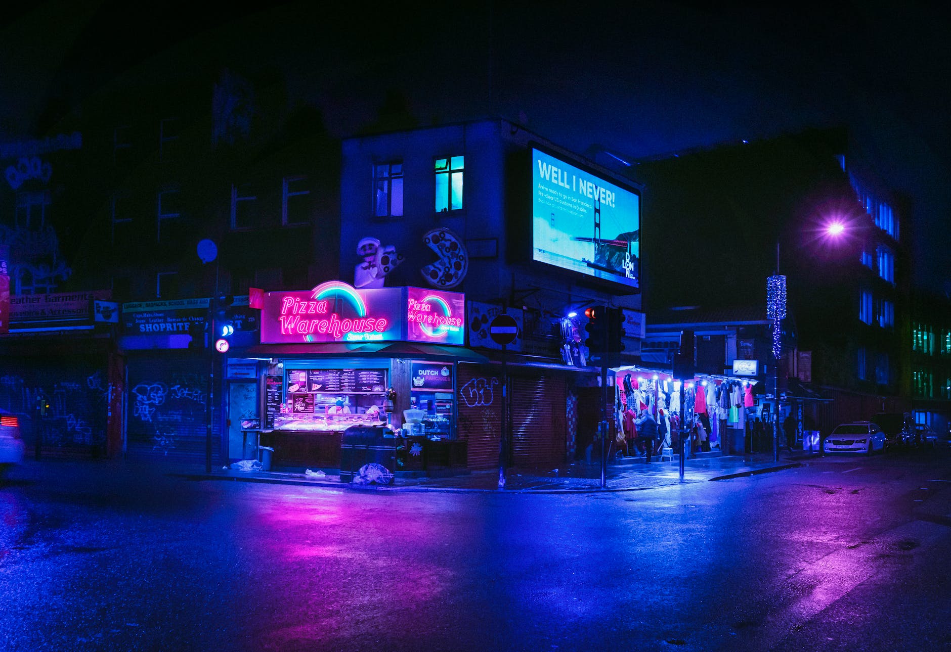 illuminated building during night time